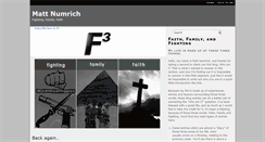 Desktop Screenshot of mattnumrich.com